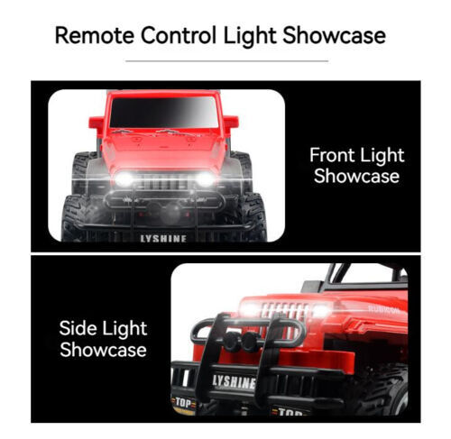 2.4GHz Alloy High Speed Remote Control Racing Buggy Electric Light Toy Car Gift
