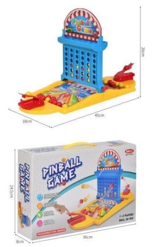 Mini Pinball Game Indoor Table Games Shooting Desktop Toy Set Kids Boys Gift