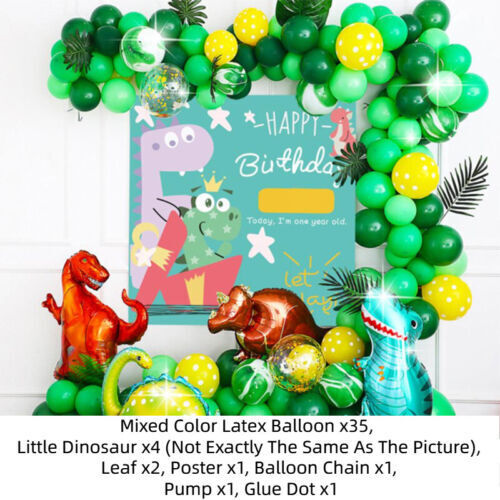 Cartoon Children's Birthday Banquet Scene Layout Birthday Balloon Set Decoration