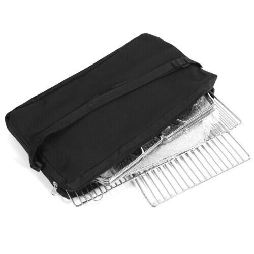 Outdoor Stainless Steel Folding Barbecue Grill Field Charcoal BBQ Grill Barbecue