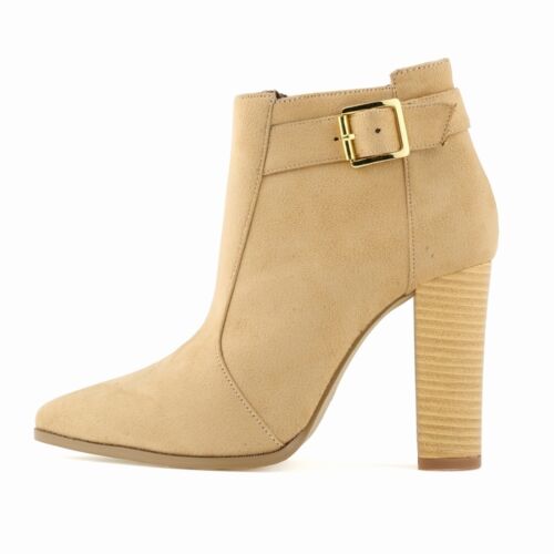 NEW FASHION EVERYDAY QUALITY WOMEN LADIES HIGH HEELS CASUAL ANKLE BOOTS SHOES