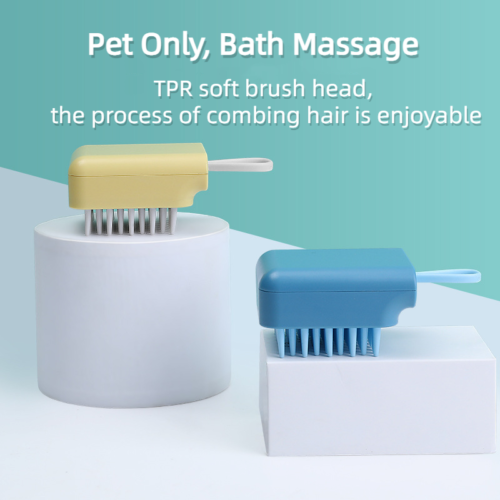 New Cat and Dog Massage Pet SPA Massage Convenient Scrubber Pet Bath Brush