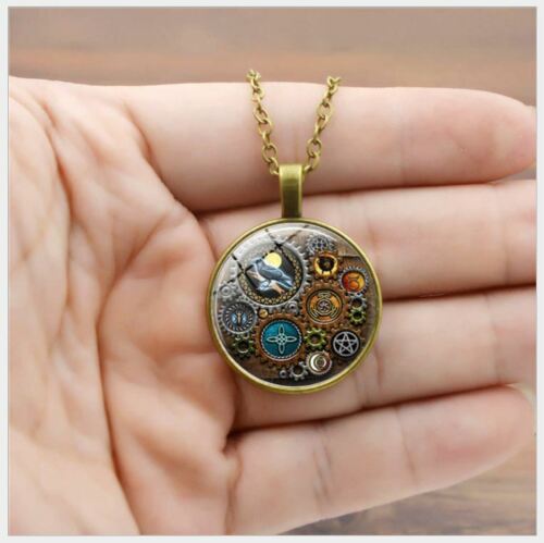 NEW FASHION charm chain Round Pendant Necklace Unisex Fashion Jewelry