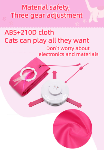 Electric Cat Toy Timing Automatic Teasing Cat Relieve Boredom Teasing Cat Stick
