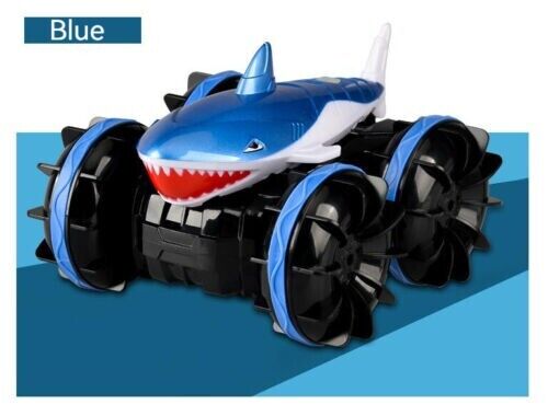Amphibious Shark Stunt Car Remote Control Wireless Electric Toy Boy Kids Gift