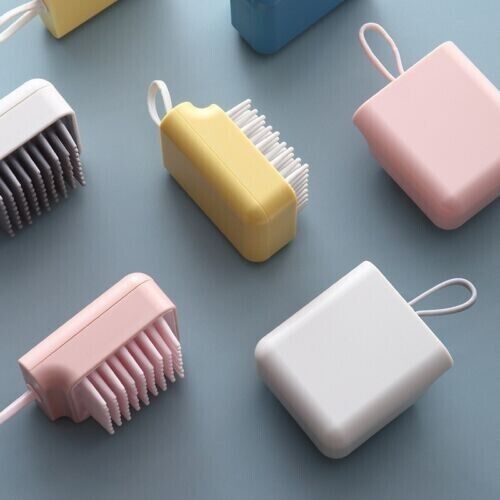 New Cat and Dog Massage Pet SPA Massage Convenient Scrubber Pet Bath Brush