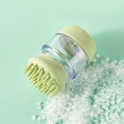 Pet Double Comb Massage Cleaning Comb Bath Brush Cat And Dog Silicone Comb