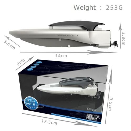 2.4GHz Mini RC Speed Boat Remote Control High Speed Boat Waterproof Toys Gift