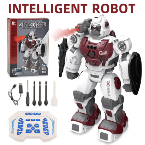 Kids Toy Birthday Gift Spray 2.4GHz Remote Control Intelligent Ape Gesture Robot