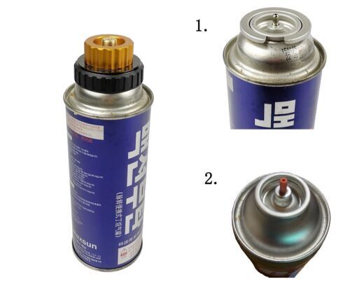 Outdoor Round Stove Head Long Gas Tank Switch Head With Self-Closing Function