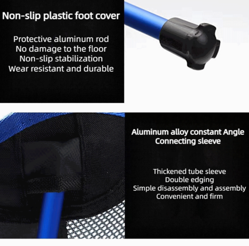 Outdoor Camping Aluminum Alloy Ultra Light Portable Leisure Back Folding Chair