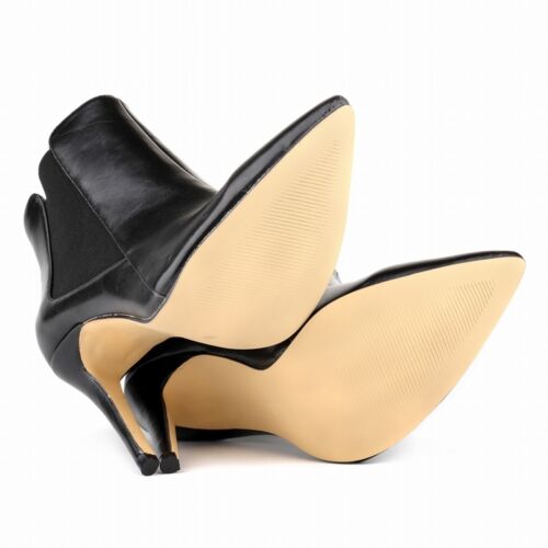 WOMEN FAUX LEATHER HIGH HEELS STILETTO BOOTS SEXY HOT