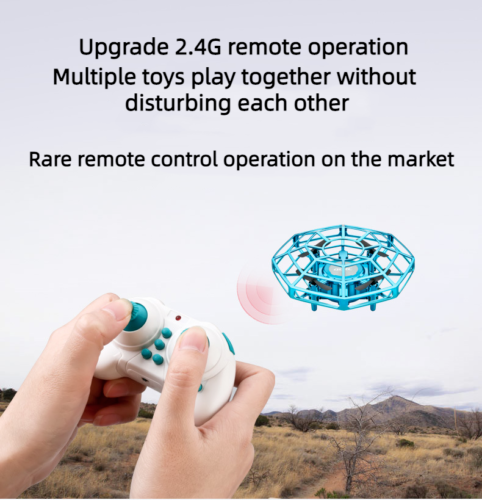 Mini Smart Gesture Sensing UFO Quadcopter Fall Resistant Suspension Aircraft Toy