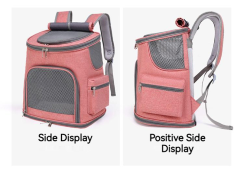 New Portable Folding Outdoor Cat Dog Large Space Double Shoulder Pet Bag