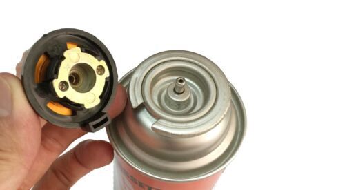 Outdoor Round Stove Head Long Gas Tank Switch Head With Self-Closing Function