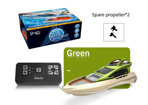 Toy Gift 2.4GHz Mini RC Speed Boat Remote Control High Speed Boat Waterproof