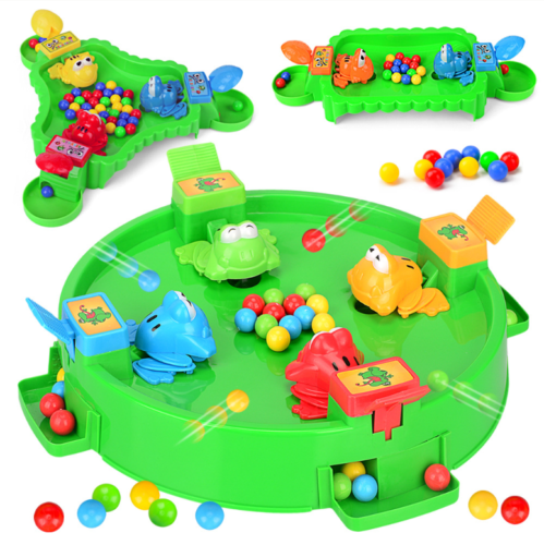 Family Board Game Children Educational Toy Gourmet Hungry Frogs Funny Kids Game