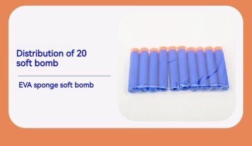 Soft Bullet Simulation Shooting Sound Effects Children's Electric Target Gun