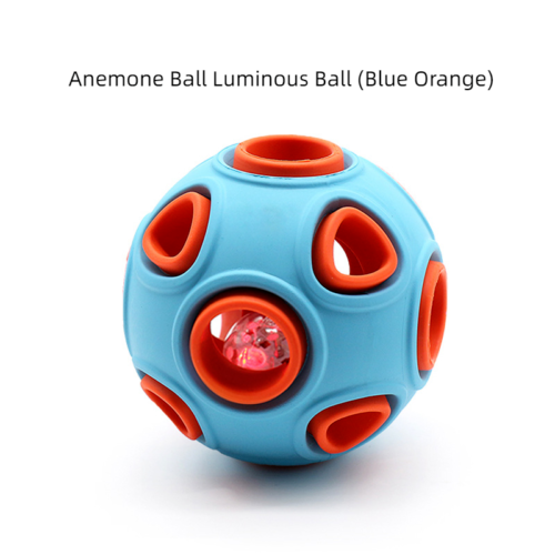 New Pet Toy Ringing Bell Bite Resistant Vocal Rubber Molar Training Ball