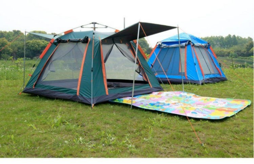 Outdoor Rain Proof Breathable Tent Fully Automatic Camping 3-4 Person Tent