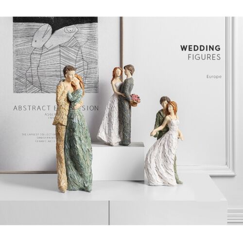 Wedding Figurine Resin Decoration Young Lover Couple Birthday Table Gift Idea
