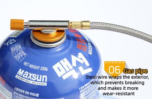 Outdoor Split Type Stove Head Portable Gas Range Camping Stainless Steel Stove