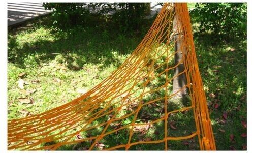 Outdoor Travel Hiking Swing Hammock Portable Aerial Nylon Rope Leisure Mesh