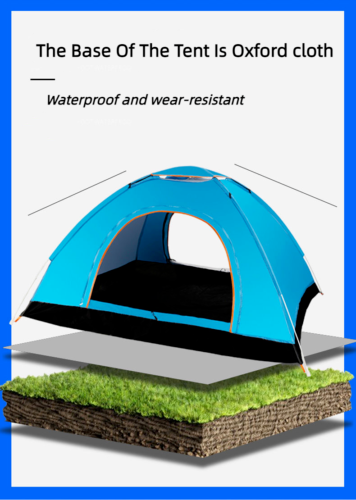 Light Stable Camping Speed Off Rain Proof Outdoor Beach Portable Blue Tent