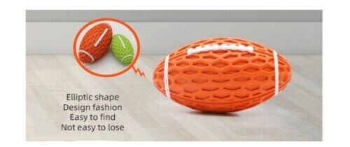 Bite-resistant Vocal Rugby Dog Ball Puzzle Boredom Grinding Interactive Pet Toy
