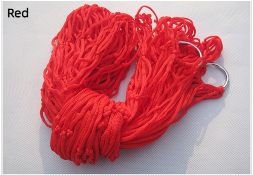 Outdoor Travel Hiking Swing Hammock Portable Aerial Nylon Rope Leisure Mesh