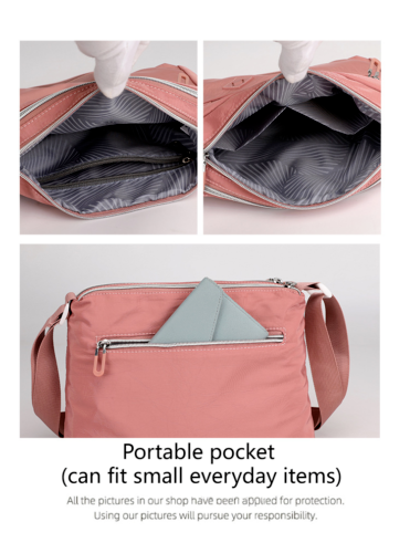 Women's Waterproof Single Shoulder Commute Crossbody Bag Large Capacity Bag
