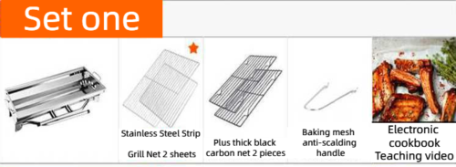 New Outdoor Portable Large Stove Charcoal BBQ Grill Camping Cooking 5+people