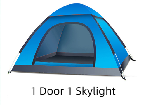 Light Stable Camping Speed Off Rain Proof Outdoor Beach Portable Blue Tent